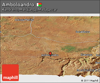 Satellite Panoramic Map of Amboloandro