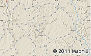 Shaded Relief Map of the area around 16° 59' 54" S, 50° 4' 30" W