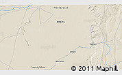 Shaded Relief 3D Map of the area around 16° 59' 54" S, 55° 10' 29" W