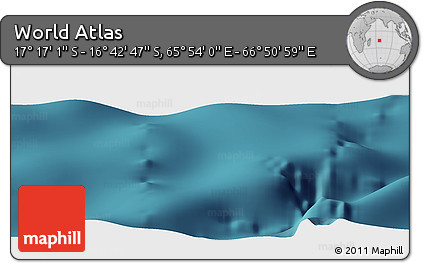 Satellite Panoramic Map of the Area around 16° 59' 54" S, 66° 22' 30" E