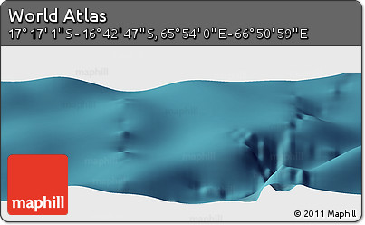 Satellite Panoramic Map of the Area around 16° 59' 54" S, 66° 22' 30" E