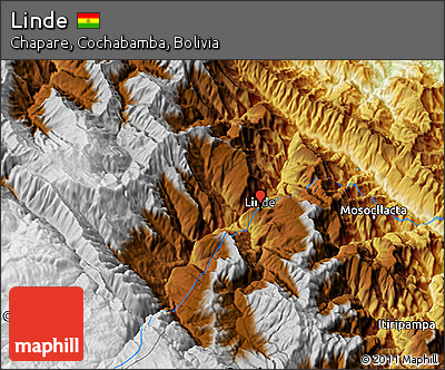 Physical 3D Map of Linde