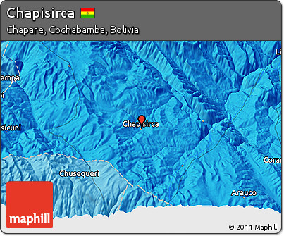 Political 3D Map of Chapisirca