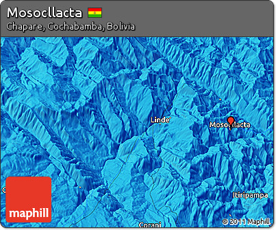 Political 3D Map of Mosocllacta