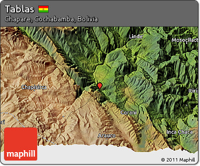 Satellite 3D Map of Tablas