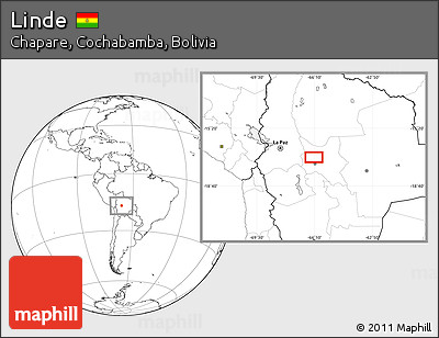 Blank Location Map of Linde