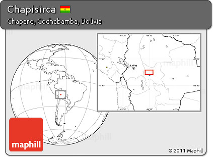 Blank Location Map of Chapisirca