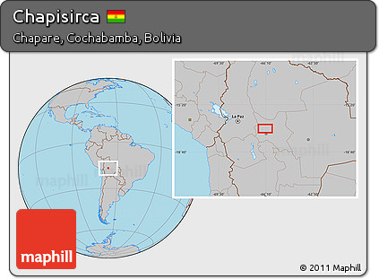 Gray Location Map of Chapisirca
