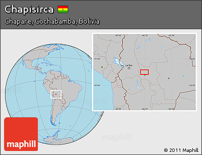 Gray Location Map of Chapisirca