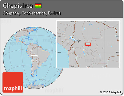 Gray Location Map of Chapisirca