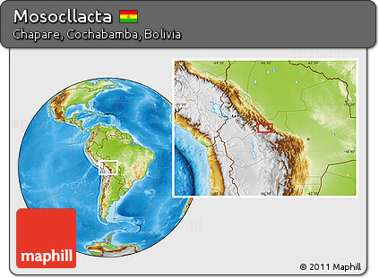 Physical Location Map of Mosocllacta