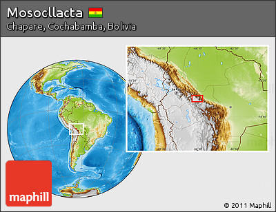 Physical Location Map of Mosocllacta