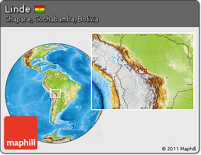 Physical Location Map of Linde