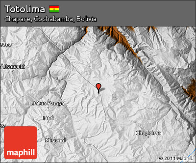 Physical Map of Totolima