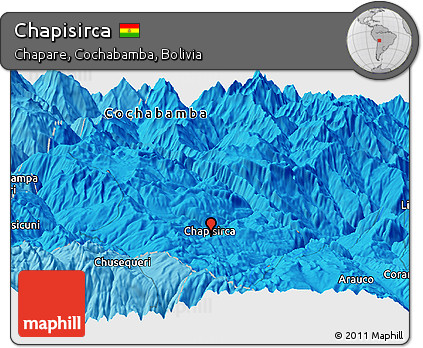Political Panoramic Map of Chapisirca