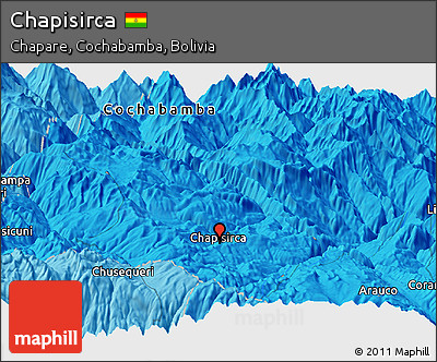 Political Panoramic Map of Chapisirca