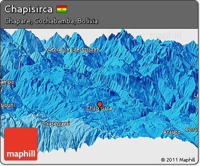 Political Panoramic Map of Chapisirca