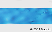 Shaded Relief Panoramic Map of the area around 16° 59' 54" S, 6° 43' 29" W