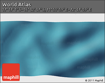 Satellite 3D Map of the Area around 16° 59' 54" S, 72° 19' 29" E