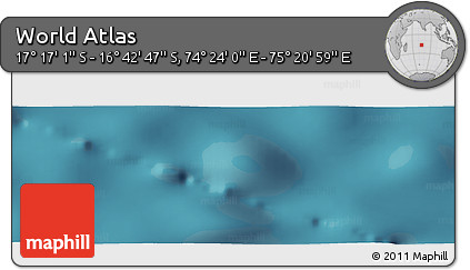 Satellite Panoramic Map of the Area around 16° 59' 54" S, 74° 52' 30" E