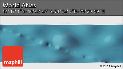 Satellite Panoramic Map of the Area around 16° 59' 54" S, 74° 52' 30" E