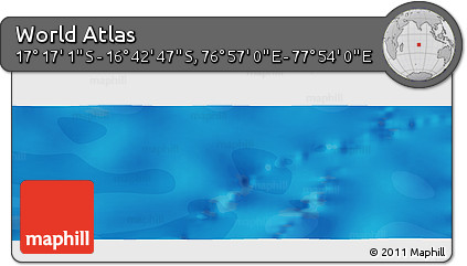 Political Panoramic Map of the Area around 16° 59' 54" S, 77° 25' 30" E