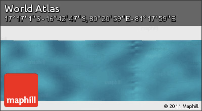 Satellite Panoramic Map of the Area around 16° 59' 54" S, 80° 49' 29" E