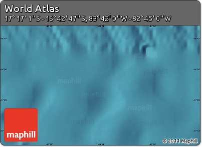 Satellite Map of the Area around 16° 59' 54" S, 83° 13' 29" W