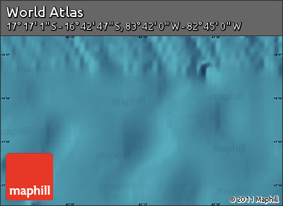 Satellite Map of the Area around 16° 59' 54" S, 83° 13' 29" W