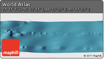 Satellite Panoramic Map of the Area around 16° 59' 54" S, 89° 19' 29" E