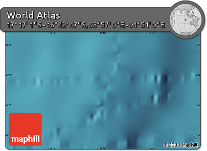 Satellite Map of the Area around 16° 59' 54" S, 94° 25' 30" E