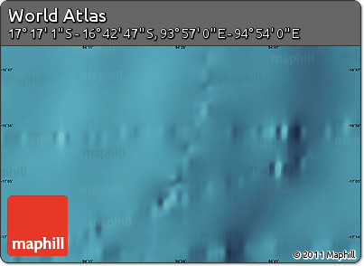 Satellite Map of the Area around 16° 59' 54" S, 94° 25' 30" E