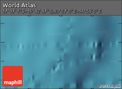 Satellite Map of the Area around 16° 59' 54" S, 94° 25' 30" E