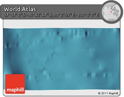 Satellite 3D Map of the Area around 16° 59' 54" S, 99° 31' 30" E