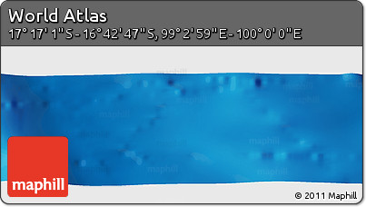 Physical Panoramic Map of the Area around 16° 59' 54" S, 99° 31' 30" E