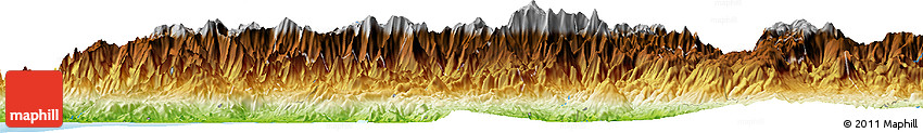 Physical Horizon Map of the Area around 17° 20' 20" N, 100° 13' 29" W