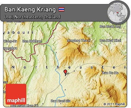Physical Map of Ban Kaeng Kriang
