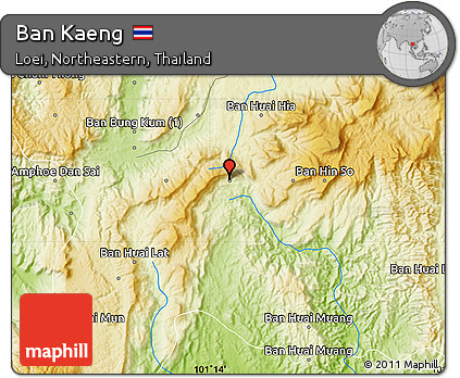 Physical Map of Ban Kaeng