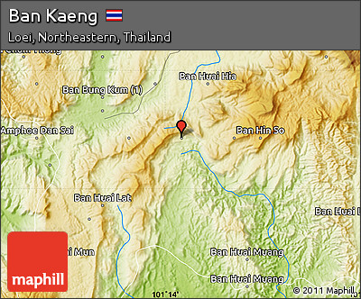 Physical Map of Ban Kaeng