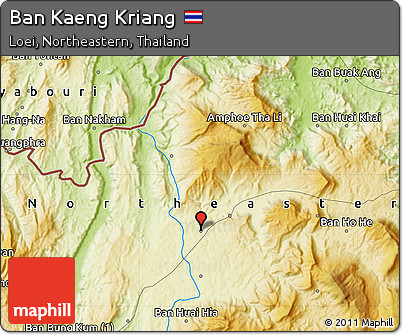 Physical Map of Ban Kaeng Kriang