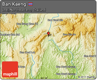 Physical Map of Ban Kaeng