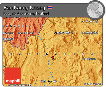 Political Map of Ban Kaeng Kriang