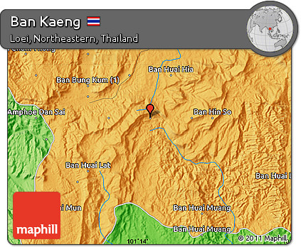 Political Map of Ban Kaeng