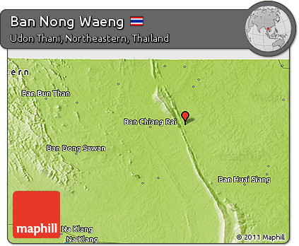Physical 3D Map of Ban Nong Waeng