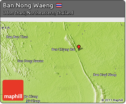 Physical 3D Map of Ban Nong Waeng