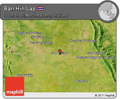 Satellite 3D Map of Ban Hin Lap