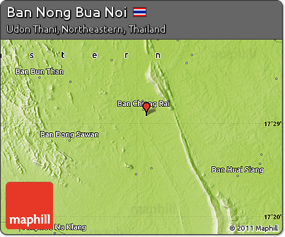 Physical Map of Ban Nong Bua Noi