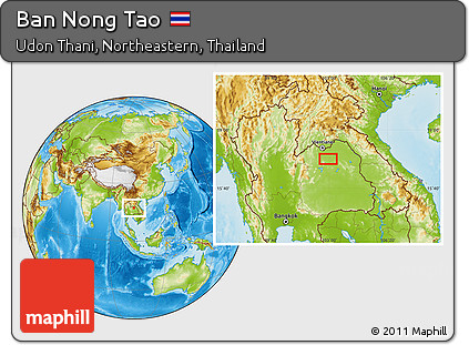 Physical Location Map of Ban Nong Tao