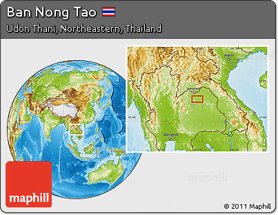 Physical Location Map of Ban Nong Tao