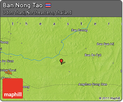 Physical Map of Ban Nong Tao